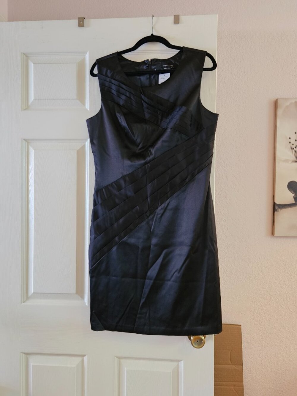 NWT  Max and Cleo Black Cocktail Dress 14